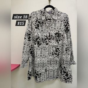 Plus size blouse
